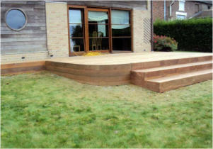 Terrasses en bois Christophe Boxus Formes arrondies