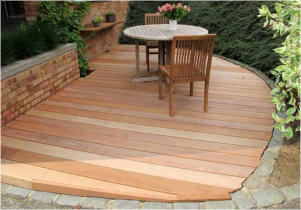 Terrasses en bois Christophe Boxus Formes arrondies