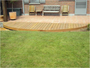 Terrasses en bois Christophe Boxus Formes arrondies