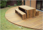 Terrasses en bois Christophe Boxus Formes arrondies