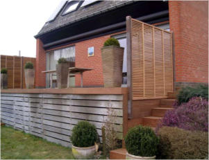 Menuiseries de jardin Christophe Boxus Palissades