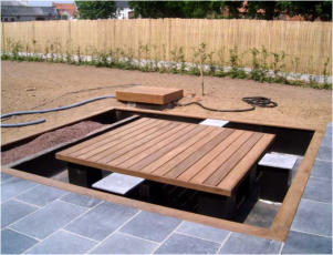 Menuiseries de jardin Christophe Boxus Pièces d'eau